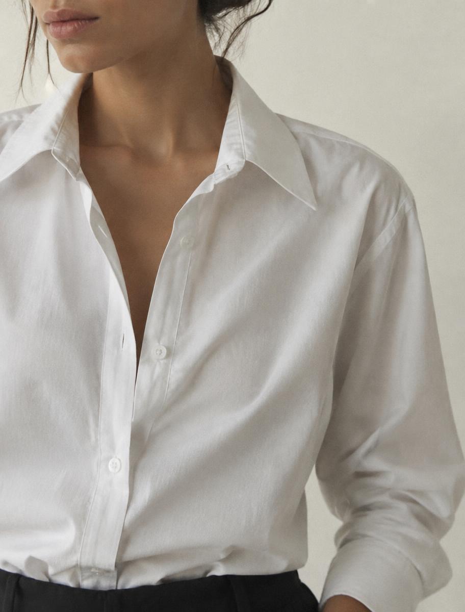 Italian Poplin Shirt — front view